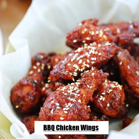 BBQ chicken wings